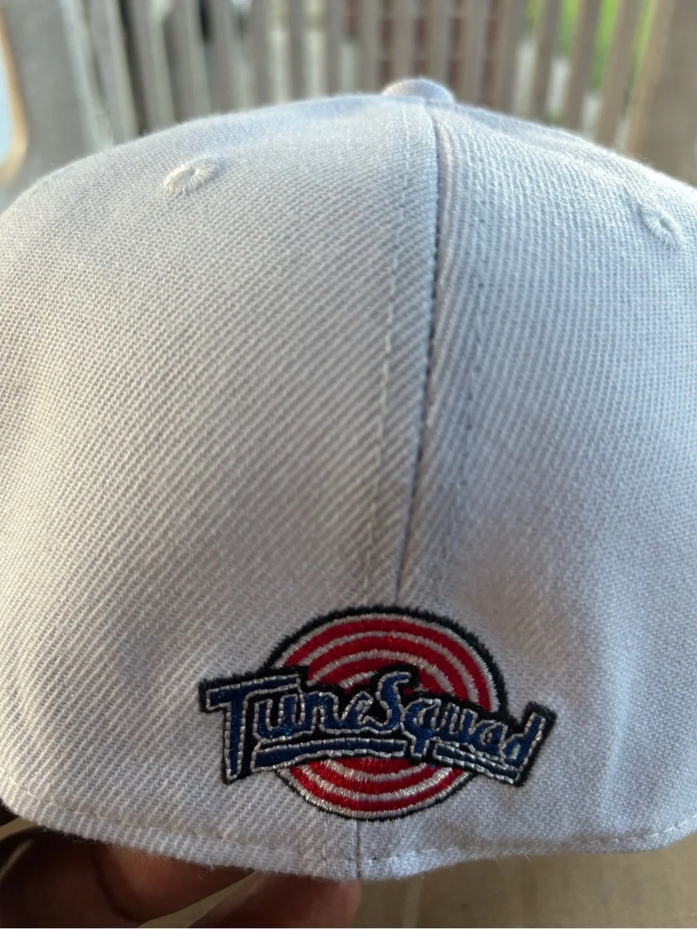 Tune Squad White Fitted Hat - HGC Fitted 7 1/4